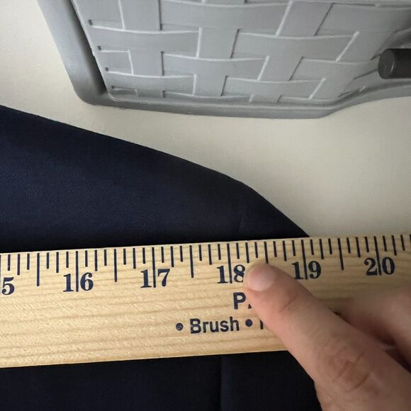 Robert Graham Mens Blazer 40 Classic Fit Wool Striped Ombre Sport Coat Navy - Picture 12 of 13